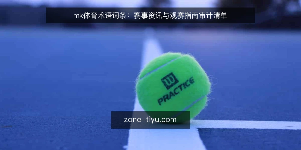 mk体育术语词条:赛事资讯与观赛指南审计清单 — 为何现在要审计mk体育相关术语 配图